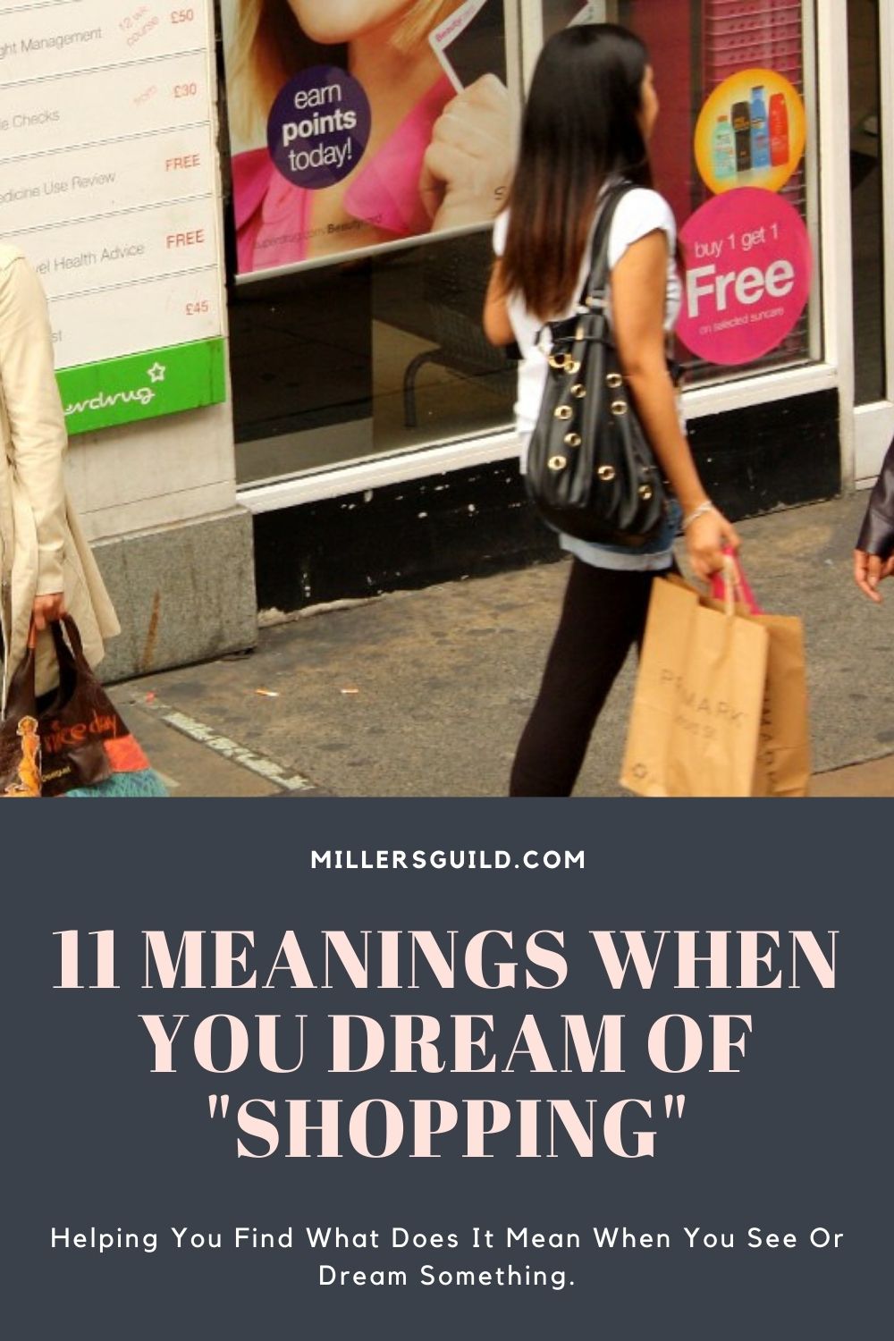 dream about shopping