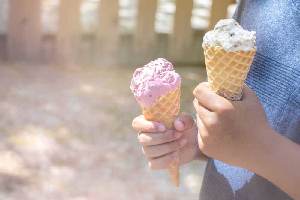dream of eating ice cream