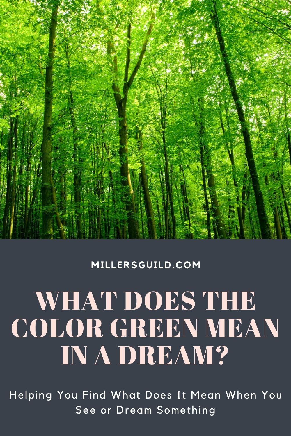 What Does The Color Green Mean In a Dream 1